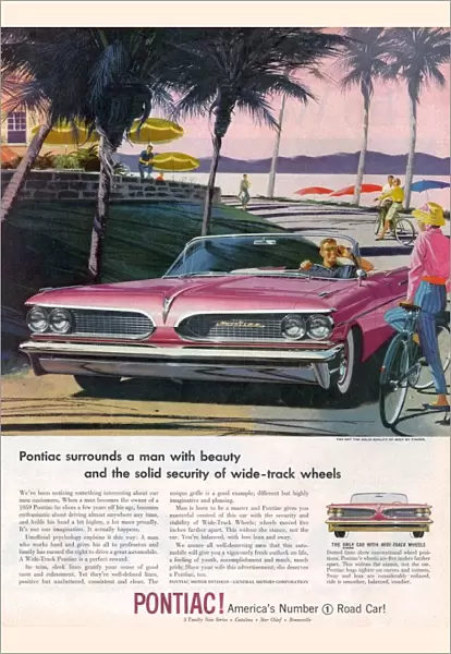 Pontiac 1959 1950s USA luxury gas guzzlers convertibles cars