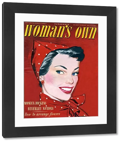 Womans Own 1950 1950s UK magazines portraits womens