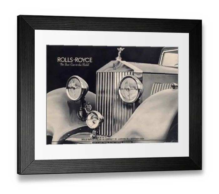 Framed Print : Rolls-Royce 1940s UK cars Framed Print : Rolls-Royce 1940s UK cars