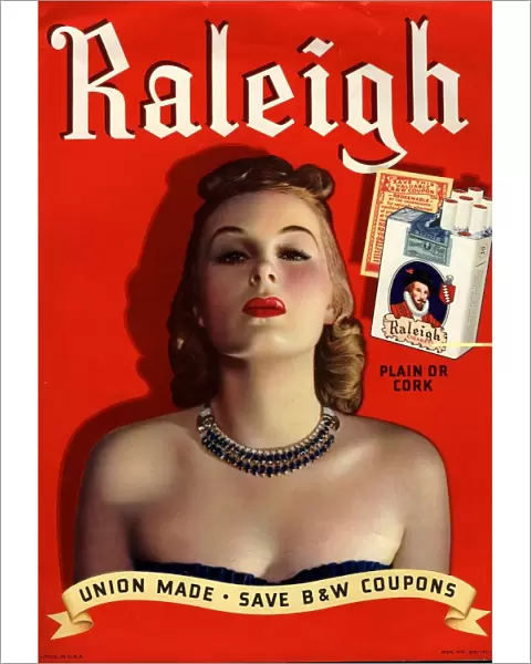 Raleigh 1930s USA glamour cigarettes smoking