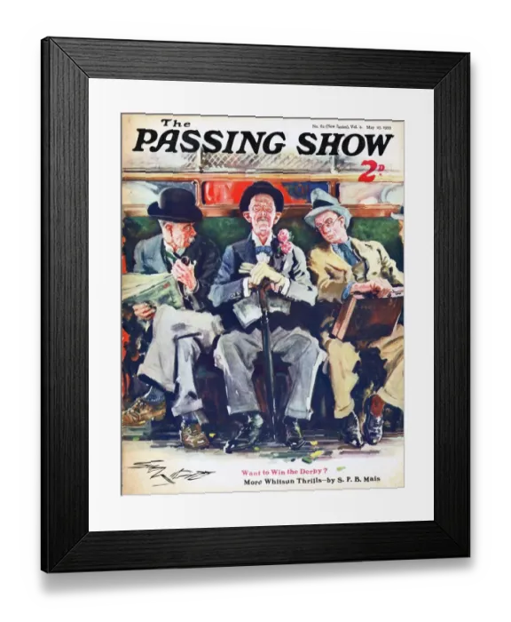Framed Print : 1930s, UK, The Passing Show, Magazine Cover Framed Print : 1930s, UK, The Passing Show, Magazine Cover