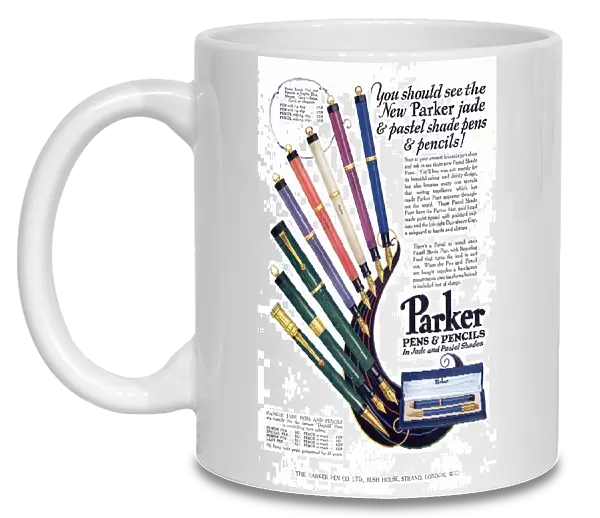 Parker 1920s UK pens pencils