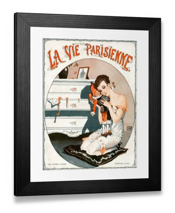 Framed Print : La Vie Parisienne, 1910s, France Framed Print : La Vie Parisienne, 1910s, France