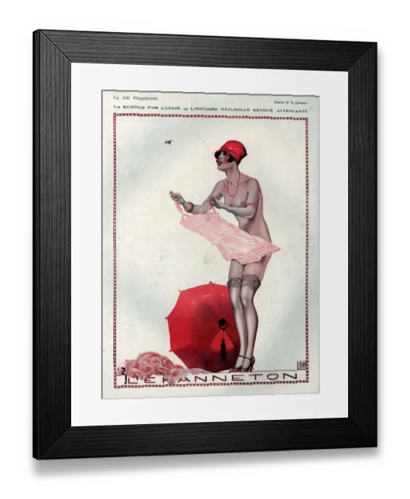 Framed Print : 1920s, France, La Vie Parisienne, Magazine Plate