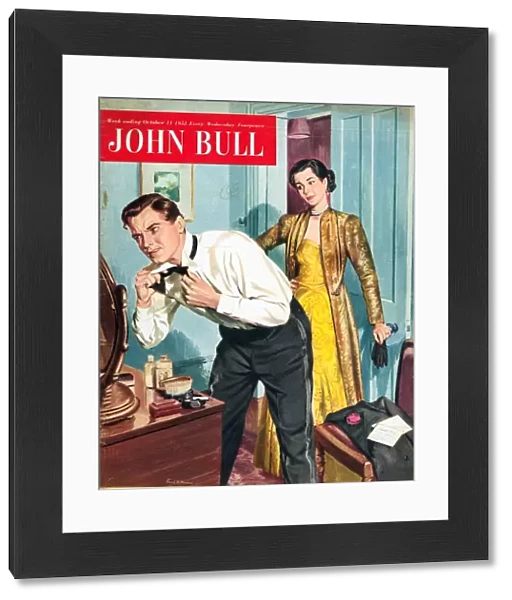 John Bull 1952 1950s UK evening-dress bowties party magazines bow-ties bow ties clothing