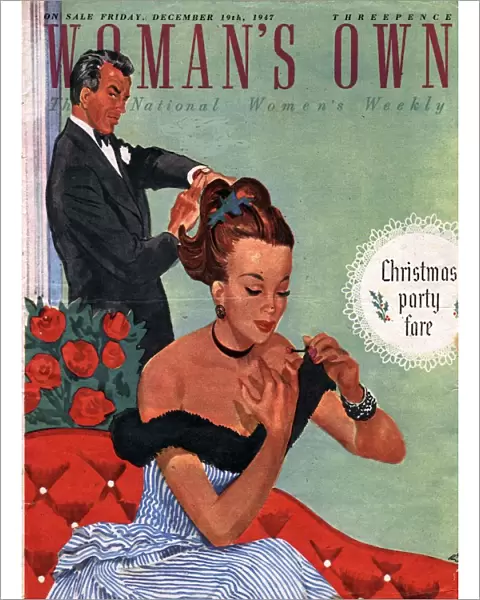 Womans Own 1940s UK make-up makeup nails varnish late dating magazines
