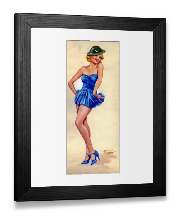 Framed Print : Pinups 1940s UK Laurence Miller pin-up pinups pin-ups WW2 Framed Print : Pinups 1940s UK Laurence Miller pin-up pinups pin-ups WW2