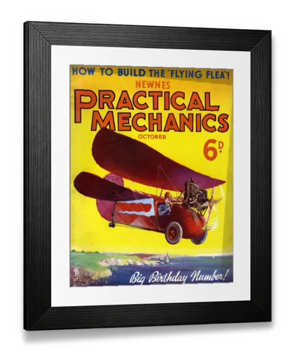 Framed Print : Practical Mechanics 1938 1930s UK magazines Aeroplanes Framed Print : Practical Mechanics 1938 1930s UK magazines Aeroplanes