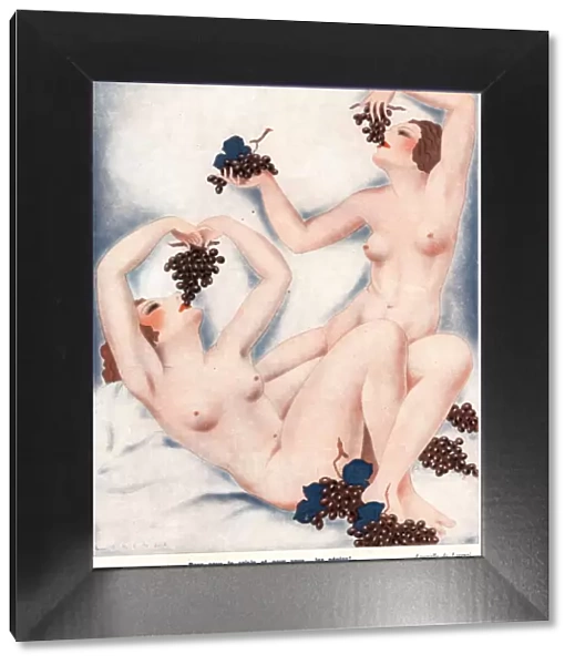 Le Sourire 1930s France erotica wine grapes sex magazines
