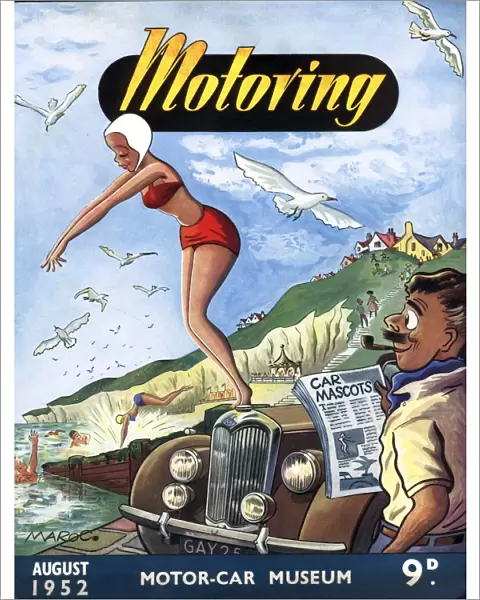 1950s UK cars mascots magazines