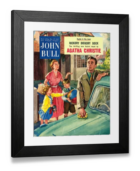 Framed Print : John Bull 1950s UK holidays seasons weather raining polishing inflatables beach balls buckets Framed Print : John Bull 1950s UK holidays seasons weather raining polishing inflatables beach balls buckets