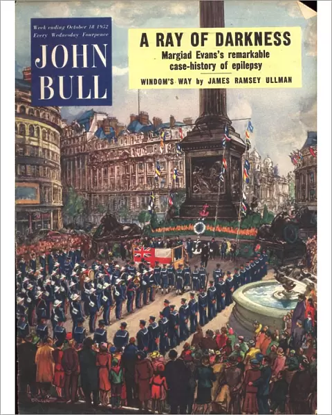 John Bull 1950s UK trafalgar square nelsons column london magazines