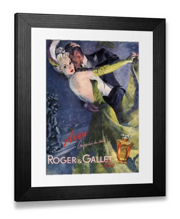Framed Print : 1930s UK roger and gallet aveu rs womens Framed Print : 1930s UK roger and gallet aveu rs womens