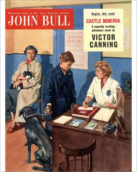 John Bull 1950s UK dogs vets magazines pets`