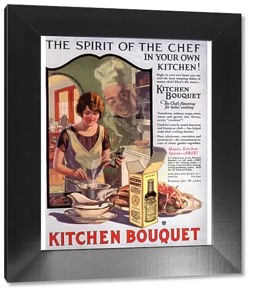 1910s USA cooking kitchens bouquets housewives housewife woman women in kitchens