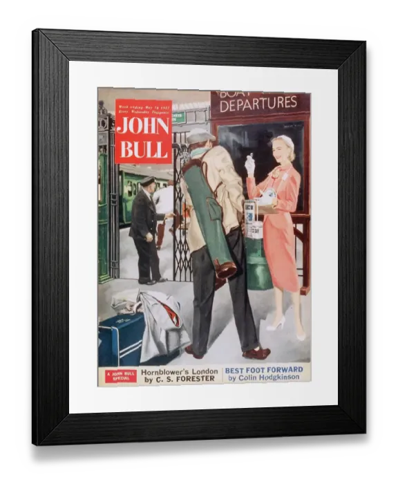 Framed Print : John Bull 1957 1950s UK john bull collection trains late magazines charity Framed Print : John Bull 1957 1950s UK john bull collection trains late magazines charity