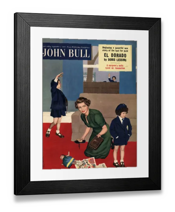 Framed Print : John Bull 1953 1950s UK mothers magazines Framed Print : John Bull 1953 1950s UK mothers magazines