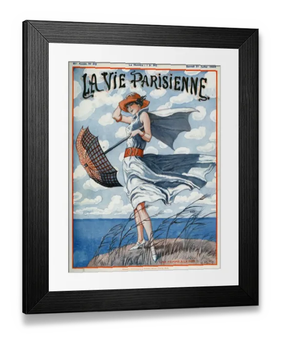 Framed Print : La vie Parisienne 1923 1920s France Georges Pavis magazines illustrations womens Framed Print : La vie Parisienne 1923 1920s France Georges Pavis magazines illustrations womens