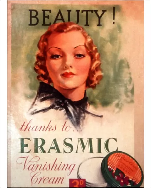 1920s UK skin care erasmic vanishing cream skincare