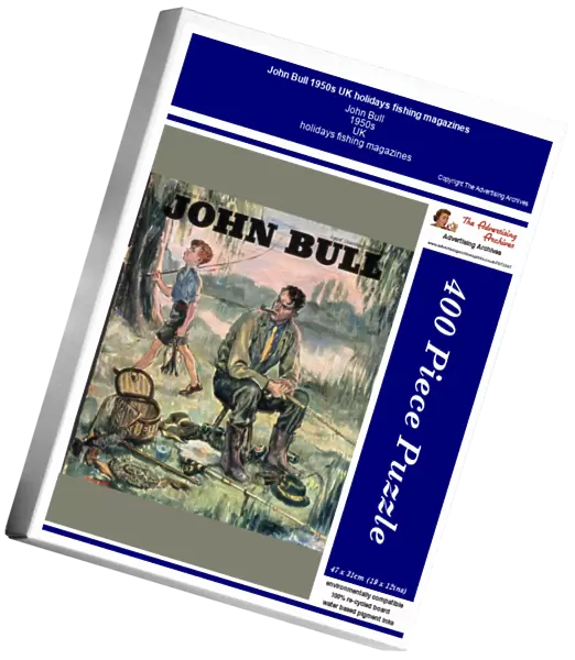 John Bull 1950s UK holidays fishing magazines