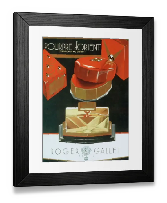 Framed Print : Roger Gallet 1930s UK womens