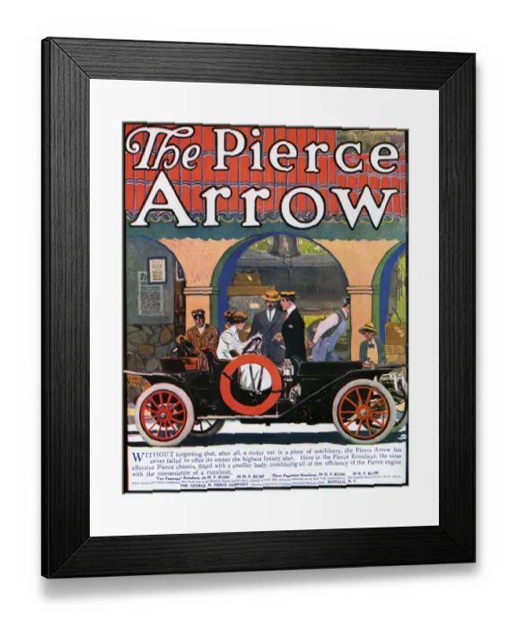 Framed Print : Pierce Arrow, 1910s, USA