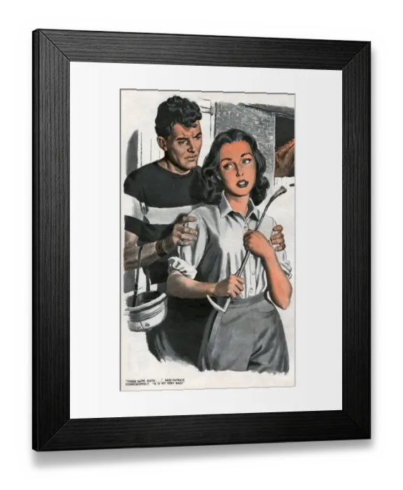 Framed Print : Stable Romance, 1950s, UK