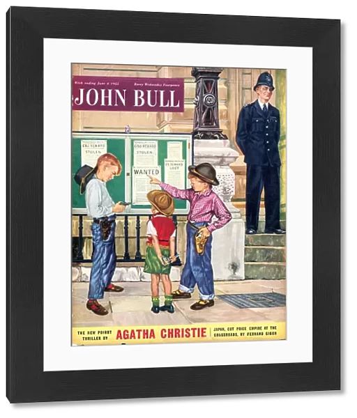 John Bull 1950s UK police station magazine wanted posters cowboys dressing up games