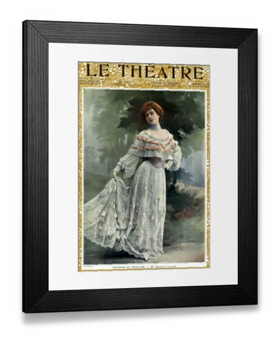 Framed Print : Le Theatre, 1900s, France Framed Print : Le Theatre, 1900s, France