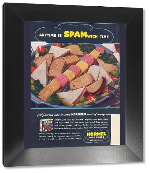 Spam 1950s USA Hormel meat tinned disgusting food canned cans