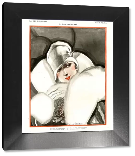 La Vie Parisienne 1920s France J leclerc cc deco illustrations glamour womens fur