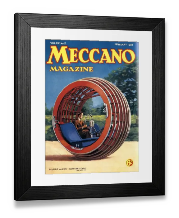 Framed Print : 1930s UK visions of the future meccano futuristic Framed Print : 1930s UK visions of the future meccano futuristic