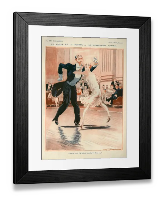 Framed Print : 1920s, France, La Vie Parisienne, Magazine Plate Framed Print : 1920s, France, La Vie Parisienne, Magazine Plate