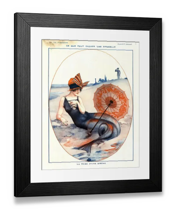 Framed Print : 1920s, France, La Vie Parisienne, Magazine Plate Framed Print : 1920s, France, La Vie Parisienne, Magazine Plate