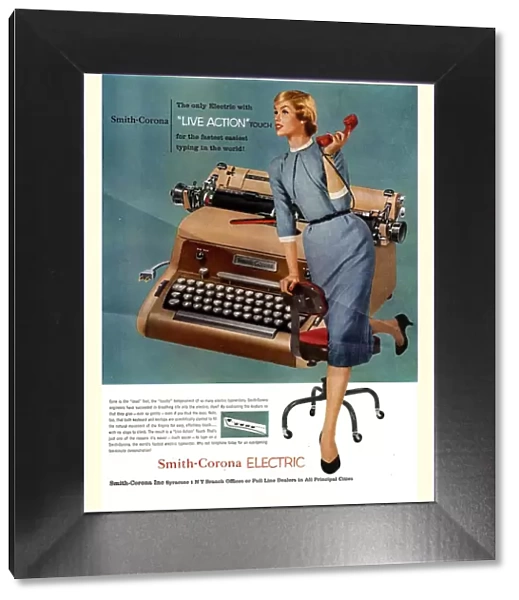 Smith-Corona 1950s USA mcitnt equipment typewriters secretaries secretary