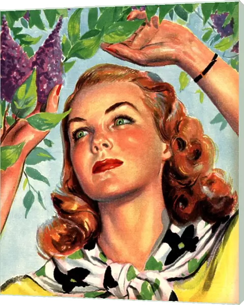 1946 1940s UK womens magazines portraits