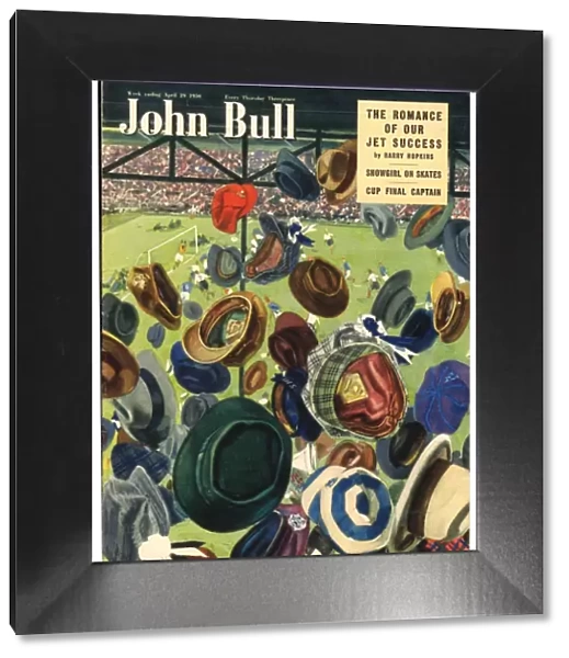 John Bull 1950 1950s UK football hats magazines