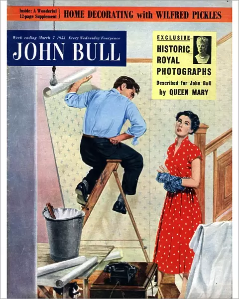 John Bull 1953 1950s UK expressions diy decorating wallpapering angry frustration