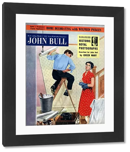 John Bull 1953 1950s UK expressions diy decorating wallpapering angry frustration