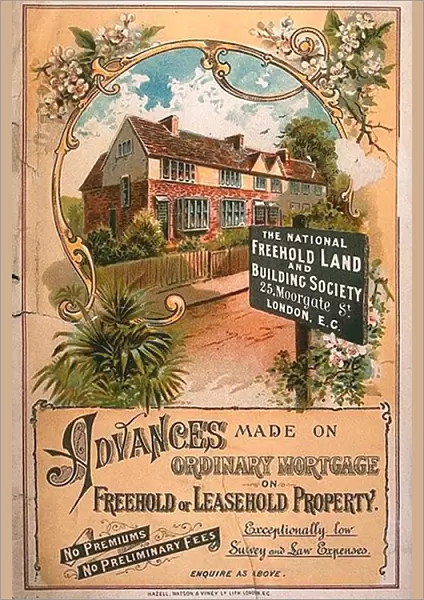 1900s UK mortgages building societies estate agents property finance new homes suburbia