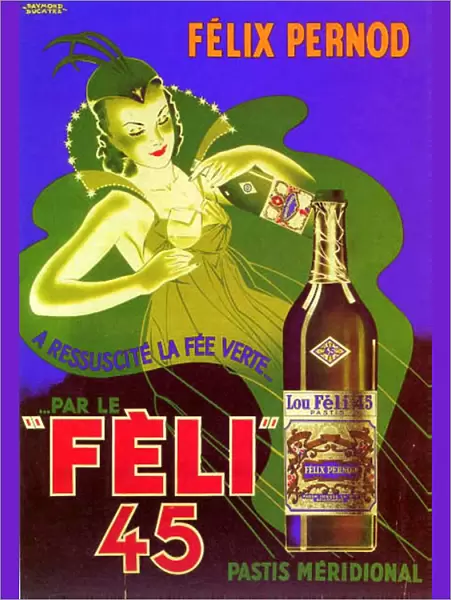 Felix Pernod 1930s France rklf Absinthe alcohol itnt