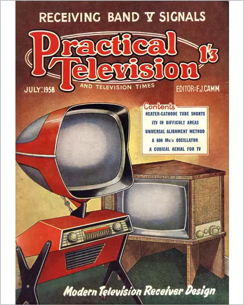 Practical Television 1950s UK visions of the future televisions diy futuristic magazines