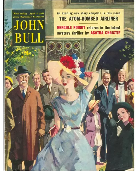 John Bull 1950s UK churches womens hats easter magazines
