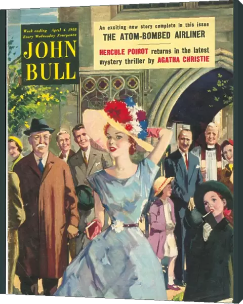 John Bull 1950s UK churches womens hats easter magazines