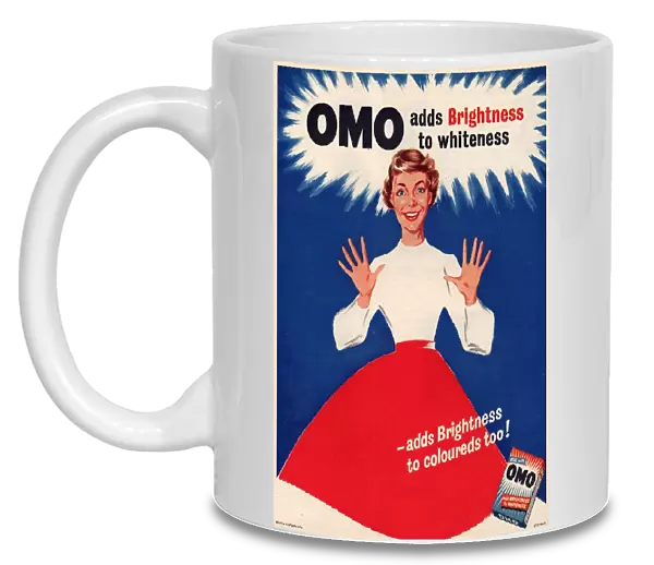 Omo 1950s UK washing powder housewives housewife products detergent