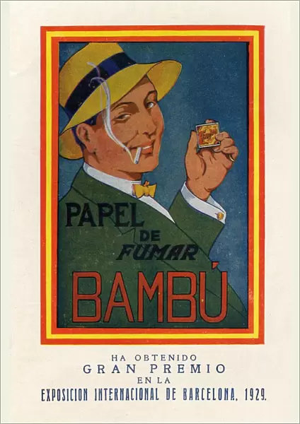 Bambu 1929 1920s Spain cc papers mens hats man