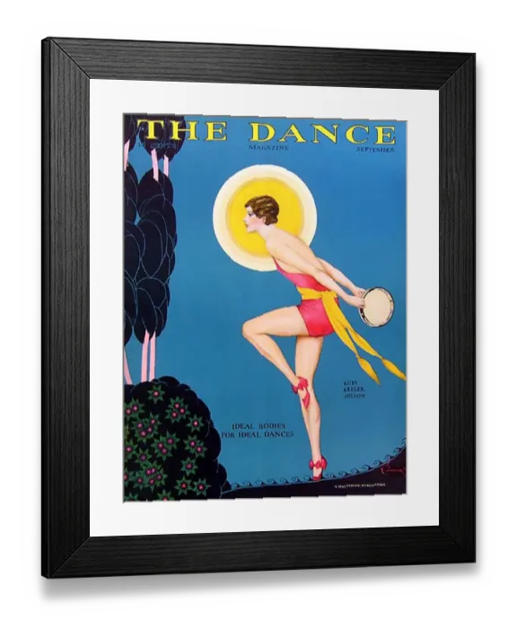 Framed Print : The Dance 1929 1920s USA Ruby Keeler Jolson magazines maws Framed Print : The Dance 1929 1920s USA Ruby Keeler Jolson magazines maws