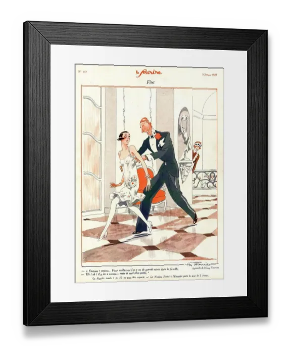 Framed Print : Le Sourire 1920s France glamour covers magazines Framed Print : Le Sourire 1920s France glamour covers magazines