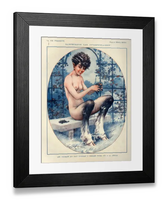 Framed Print : 1920s, France, La Vie Parisienne, Magazine Plate Framed Print : 1920s, France, La Vie Parisienne, Magazine Plate