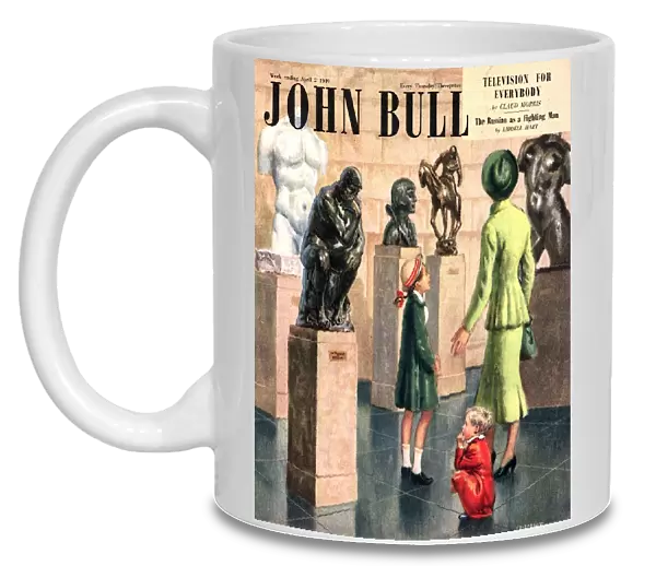 John Bull 1949 1940s UK art museums art gallery galleries magazines